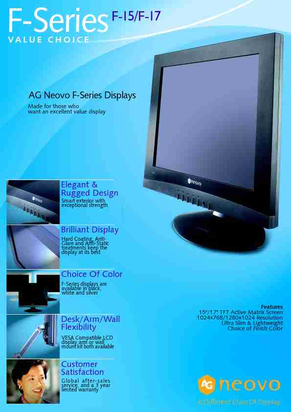 AG Neovo Computer Monitor F-17-page_pdf
